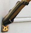solid brass flag pole holder