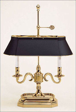 Desk Lamp Shades on Solid Brass Desk Lamp By Decorative Crafts