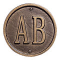 address plaque
