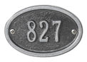 petite oval plaque