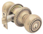 keyed entry knob