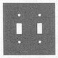 black iron switch plate