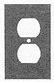 black iron switch plate