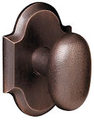 baldwin images oval knob arched rose