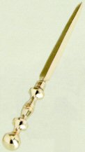 solid brass letter opener