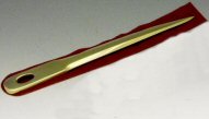 solid brass letter opener