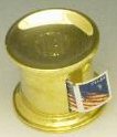 solid brass stamp dispenser