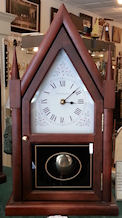 mahogany steeple clock