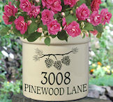 personalized ceramic crock