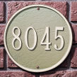 9 inch round plaque