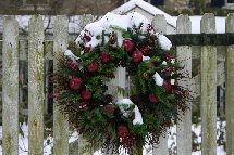 winter wreath photo