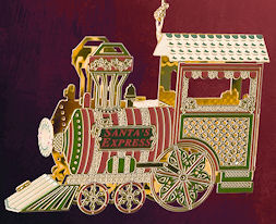 baldwin choo choo train ornament