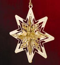 baldwin star snowflake ornament