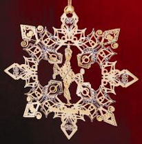 baldwin ice flower ornament