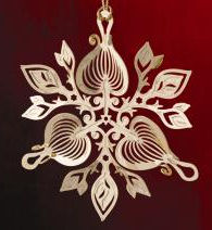 baldwin ice flower ornament