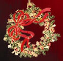 baldwin elegant wreath ornament