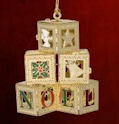baldwin noel blocks ornament