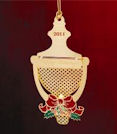 baldwin holiday door knocker ornament