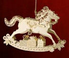 baldwin rocking horse ornament