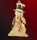 baldwin wintry snowman ornament