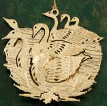 seven swans a swimming