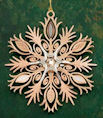 snowflake chistmas ornament