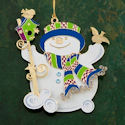 snowman christmas ornament