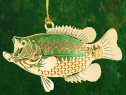 bass christmas ornament