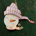snowman christmas ornament