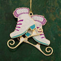 skates christmas ornament