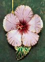 hibiscus christmas ornament