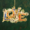 love christmas ornament
