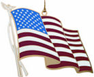american flag ornament