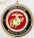 marines christmas ornament