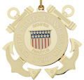 coast guard christmas ornament