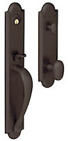 Baldwin Hardware Estate Tubular Entry Boulder Handleset