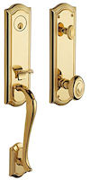 Baldwin Hardware Estate Tubular Entry Bethpage Handleset