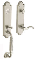 Baldwin Hardware Estate Tubular Entry Manchester Handleset