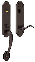 Baldwin Hardware Estate Tubular Entry Boulder Handleset