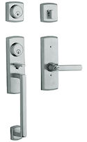 Baldwin Hardware Estate Tubular Entry Soho 2-point Lock Handleset