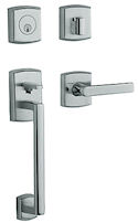 Baldwin Hardware Estate Tubular Entry Soho Sectional Handleset