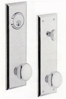 Baldwin Hardware Estate Tubular Entry 10 inch Escutcheon with Deadbolt