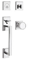 Baldwin Hardware Estate Tubular Entry Hollywood Hills Sectional Handleset