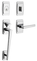 Baldwin Hardware Estate Tubular Entry Palm Springs Sectional Handleset