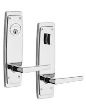 Baldwin Hardware Estate Tubular Entry 10 inch Escutcheon with Deadbolt