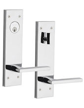 Baldwin Hardware Estate Tubular Entry 10 inch Escutcheon with Deadbolt