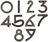 baldwin archetype house numbers