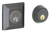 square double cylinder deadbolt