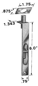 baldwin flush bolts