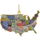 #54439 USA License Plate Map